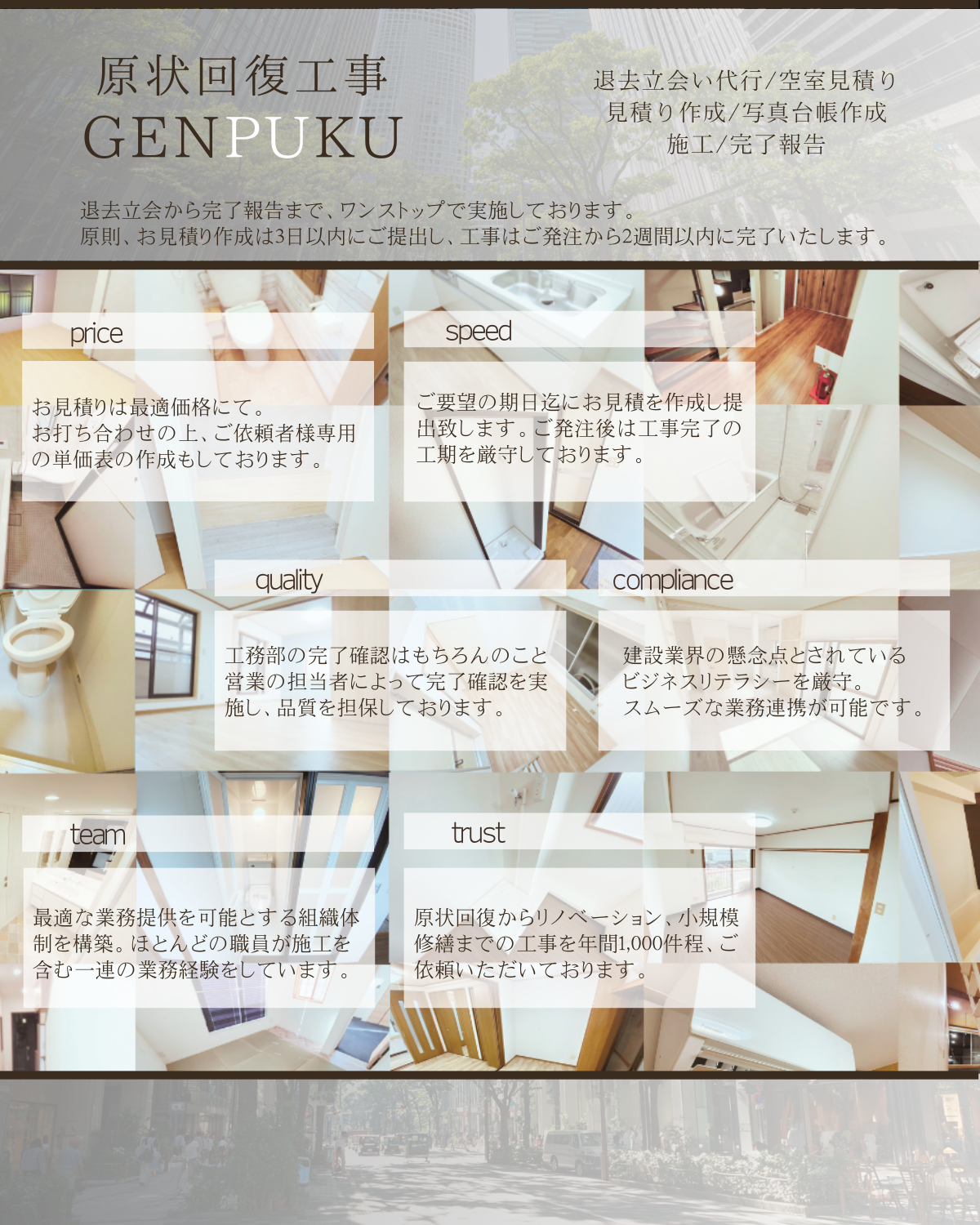 原状回復工事　GENPUKU